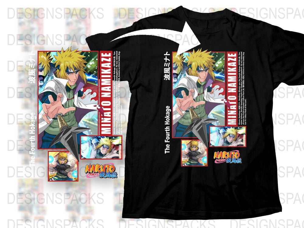 Naruto Anime Graphic T-Shirt, Colorful Manga Character Tee, Casual Unisex Cotton Shirt, Anime Fan Gift, Japanese Style Apparel