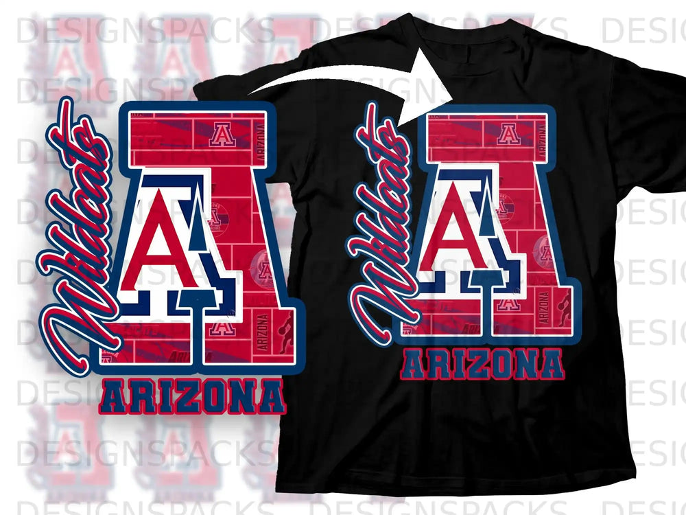 Wildcats Arizona Logo T-Shirt with Bold Design