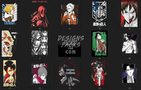 Load image into Gallery viewer, 59 Anime Designs Bundle PNG designspacks
