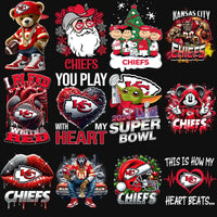 Load image into Gallery viewer, 59 Chiefs Kansas V2 Super Bowl 2025 Football Designs Bundle PNG
