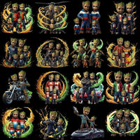 Load image into Gallery viewer, 59 Family Groot Super Heroes Designs Bundle PNG
