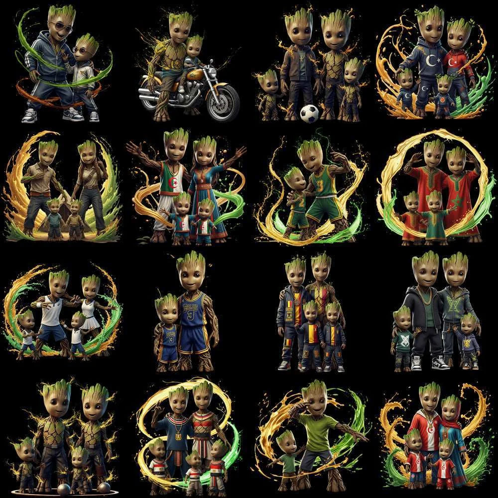 59 Family Groot Super Heroes Designs Bundle PNG