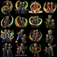 Load image into Gallery viewer, 59 Family Groot Super Heroes Designs Bundle PNG
