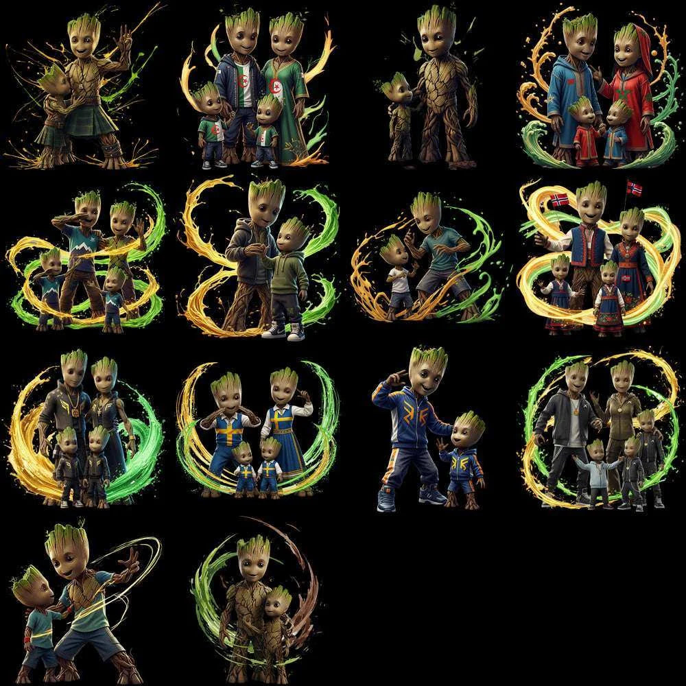 59 Family Groot Super Heroes Designs Bundle PNG