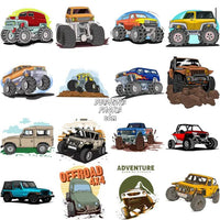 Load image into Gallery viewer, 59 Monster Trucks Designs Bundle Png + Svg
