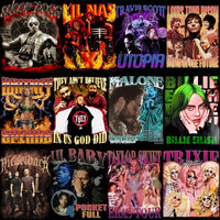 Load image into Gallery viewer, 59 Music Stars Bootleg Artists Mixed Designs Bundle PNG
