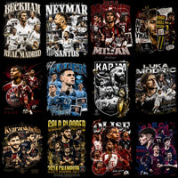 Load image into Gallery viewer, 59 Soccer Players Legends of Football Halftone Bootleg Designs Bundle PNG
