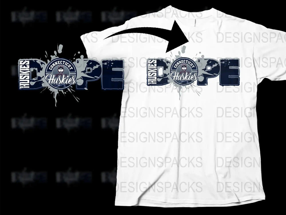 Huskies Graphic T-Shirt, Cool Dog Lover Tee, Husky Print Unisex Shirt, Casual Stylish Apparel