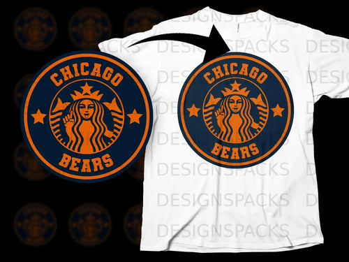 Chicago Bears Logo with Unique Design Shirt