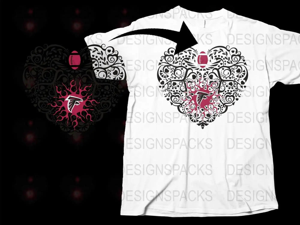 Ornate Heart Tree Design T-Shirt - White Tee with Heart and Branches Artwork, Fashionable Graphic Shirt for All Ages