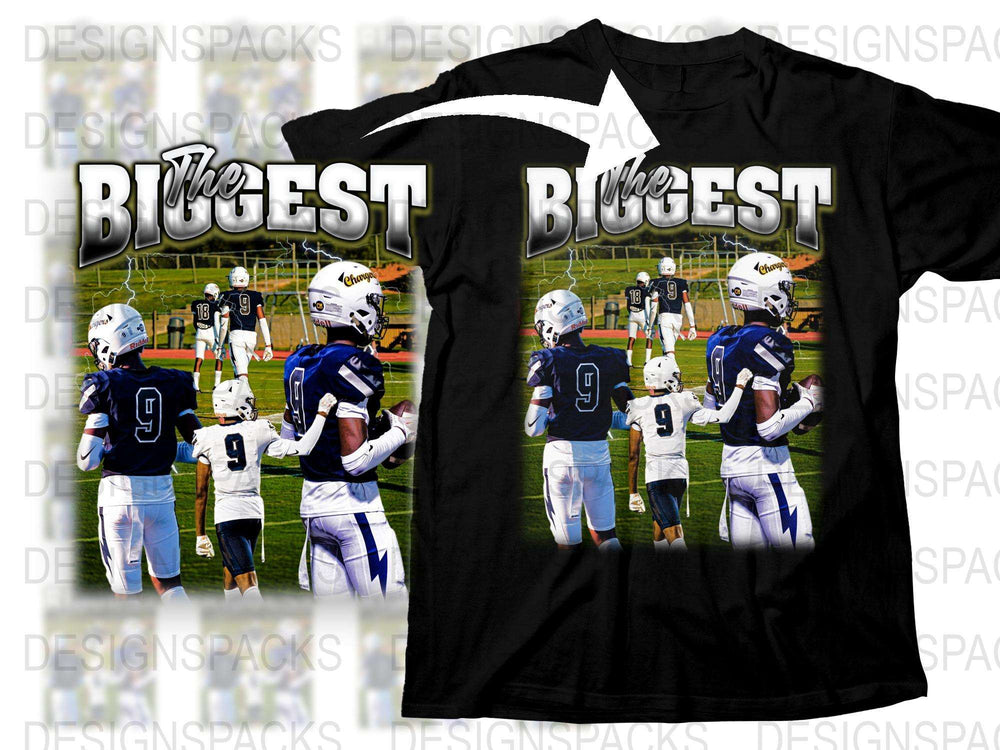 High School Football Team T-Shirt, Custom Sports Fan Apparel, Personalized Jersey Design, Gift for Athletes