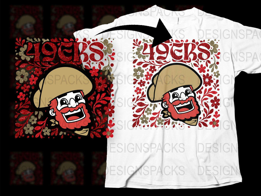 Vintage Cartoon Gardener T-Shirt, Floral Print, Retro Funny Farmer Graphic Tee, Unique Gift Idea