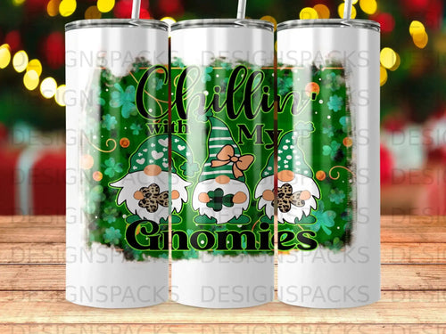 Green gnome design with 