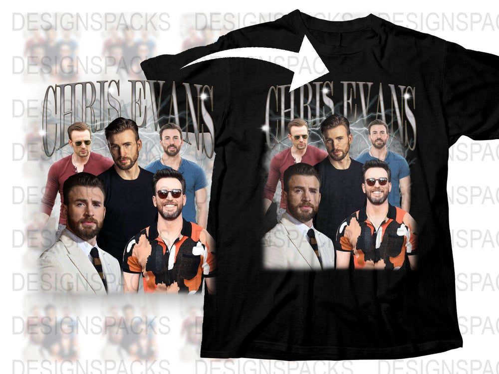 Celebrity Collage T-Shirt, Graphic Tee, Multiple Poses, Men's Fashion, Casual Wear, Gift Idea