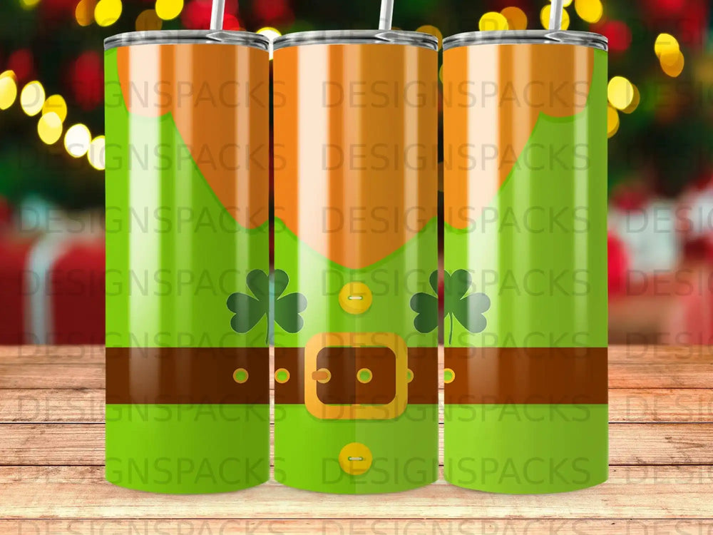 St Patricks Day Leprechaun Costume Shamrock Tumbler product type
