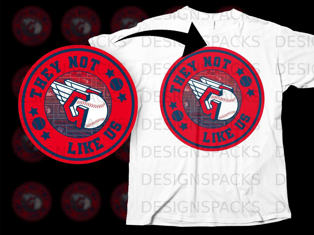 They Not Like Us Baseball Fan Design T-Shirt