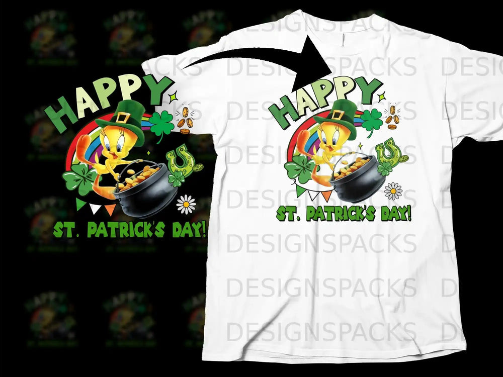 Happy St. Patrick's Day! Tweety Bird Pot Gold product type