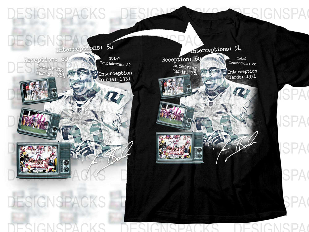 Vintage Sports T-Shirt, Classic Football Player Graphic Tee, Retro Athletic Shirt, Collector's Memorabilia, Gift for Sports Fans