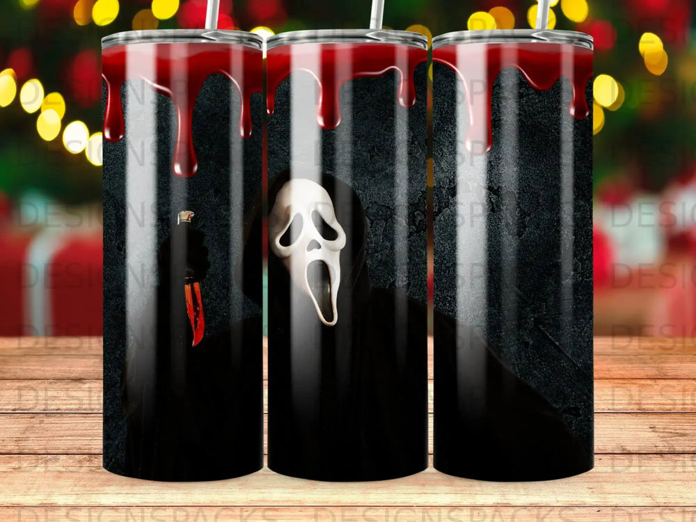 Iconic Ghostface blood drip killer knife dark horror product type