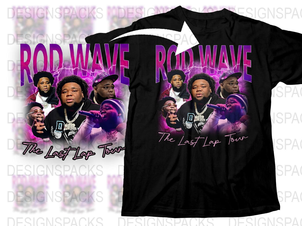 Rod Wave Concert T-Shirt, The Last Hope Tour Graphic Tee, Hip Hop Music Fan Merch, Black Unisex Shirt
