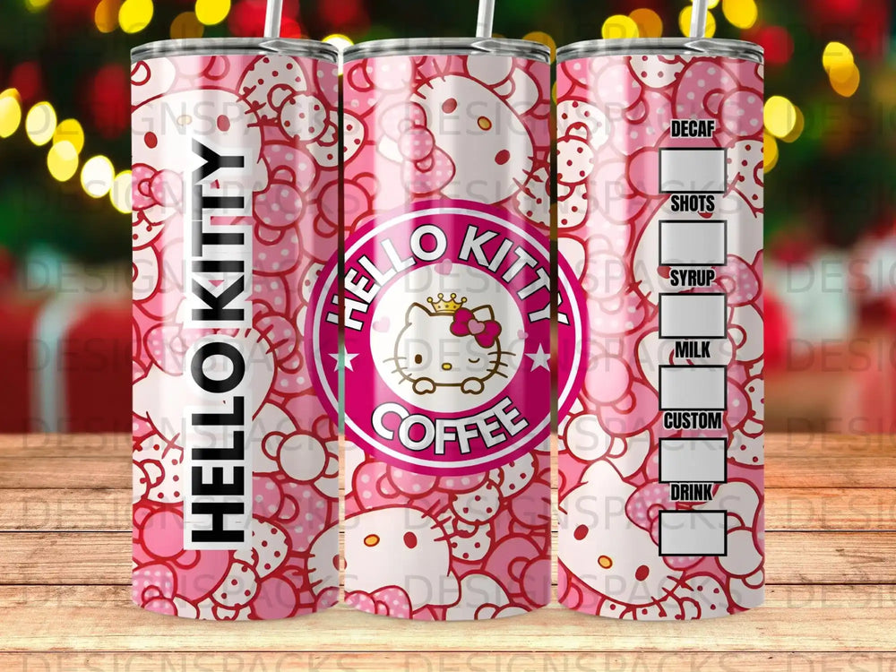 Hello Kitty Coffee Decaf Shots Syrup Milk Custom Drink product type