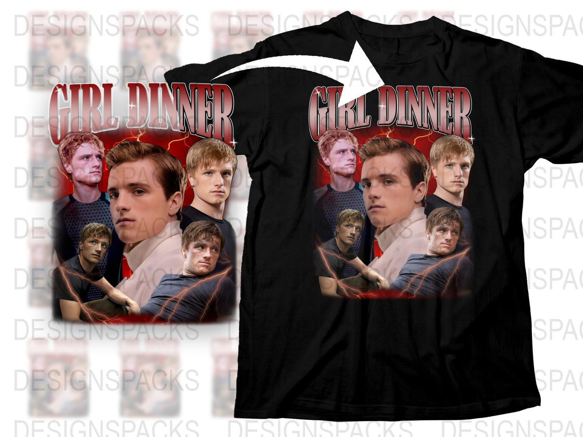 Men's Graphic Tee with Movie Theme, Vintage Style Black Shirt, Unique Film Apparel