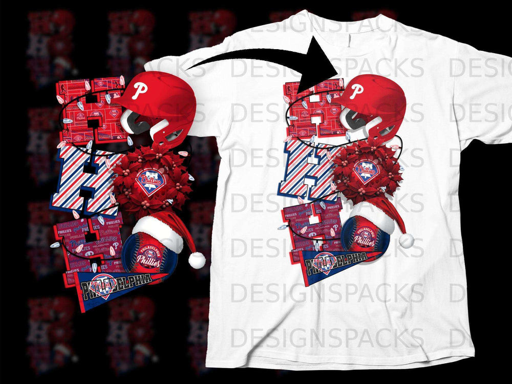 Philadelphia Phillies Sports Fan Graphic T-Shirt