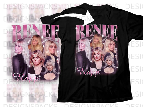 Black t-shirt with 