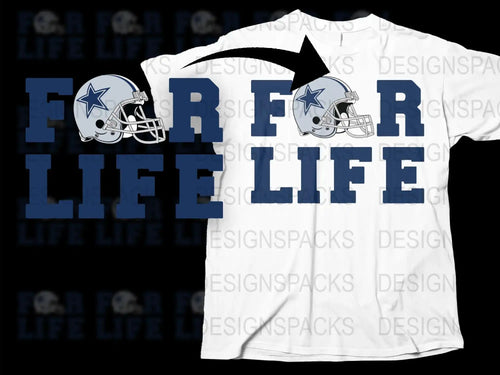 Dallas Football Fan T-Shirt, Helmet Graphic Tee, Sports Life, Casual Apparel