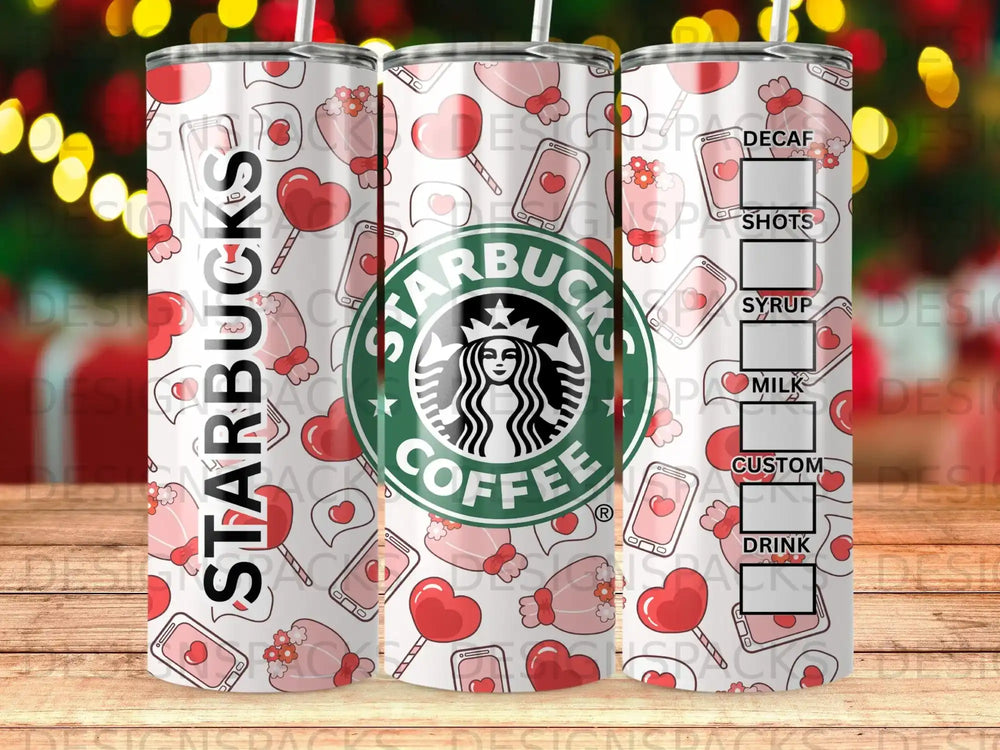 Starbucks Love Hearts Custom Recipe Tumbler product type