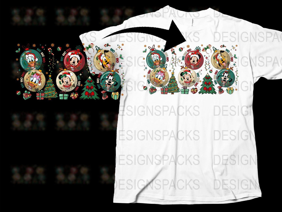 Festive Christmas T-Shirt with Vintage Santa and Reindeer Design, Holiday Apparel, Gift Idea