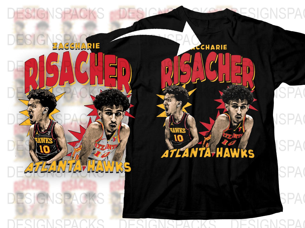 Atlanta Hawks Basketball T-Shirt, Player Graphic Tee, Men's Sports Apparel, Fan Gift Idea