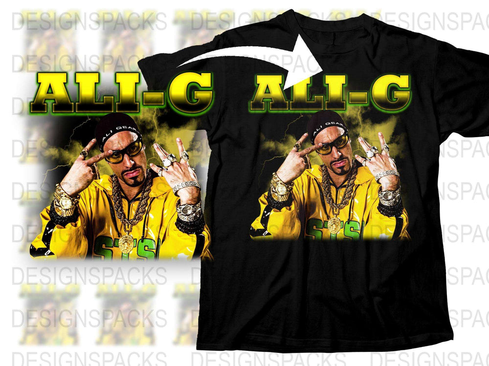 Vintage Ali G Inspired T-Shirt, Retro 90s Hip Hop Fashion, Unisex Casual Tee