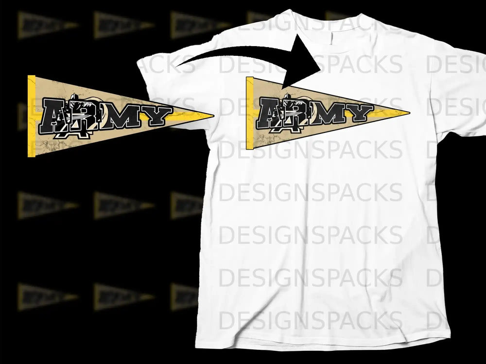 Army Bulldog Pennant Graphic Tee