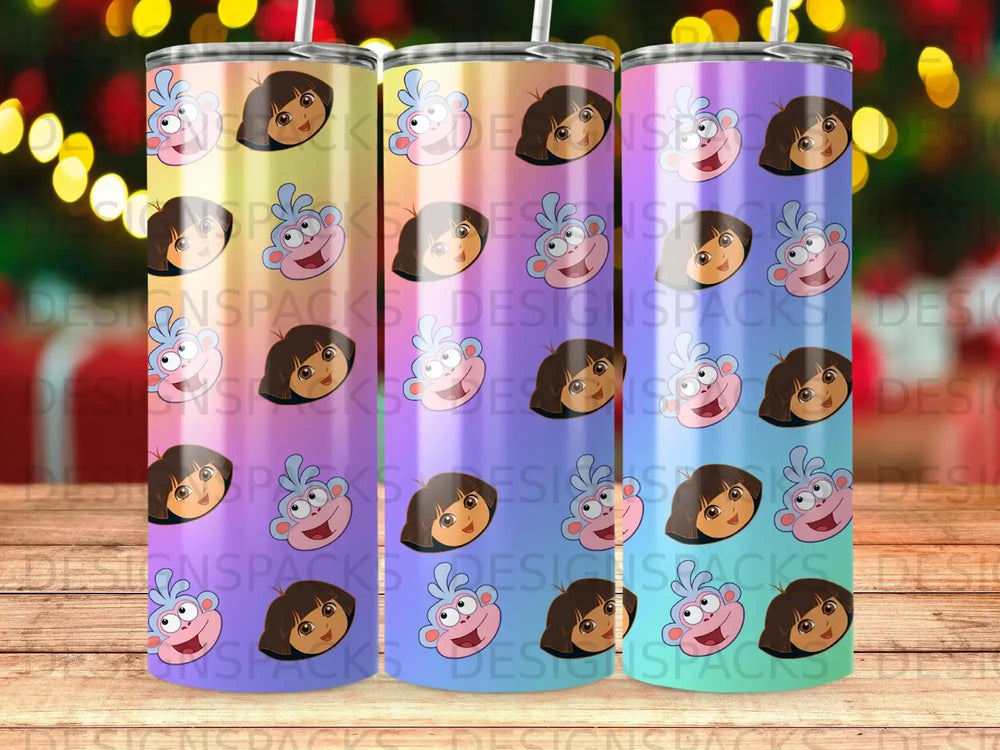 Dora Explorer Boots Faces Repeating Gradient product type