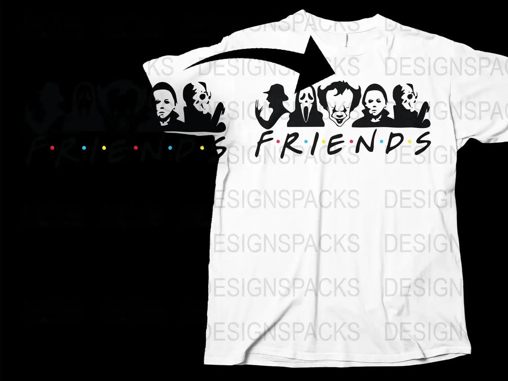 Friends TV Show T-Shirt, Classic Sitcom Character Faces, Unisex Graphic Tee, Fan Gift Idea