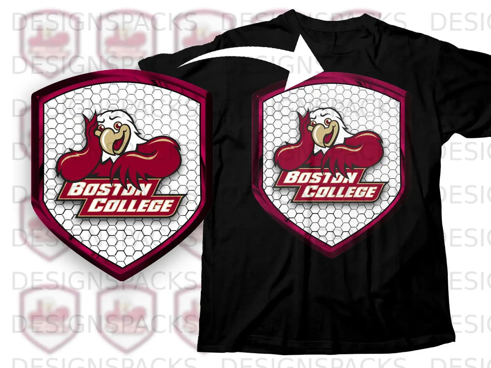 Boston College Eagle Emblem Graphic T-Shirt