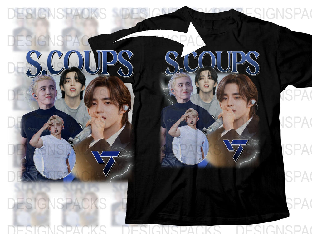 K-Pop Fan T-Shirt, V Band Member Graphic Tee, Music Idol Casual Wear, Pop Culture Apparel