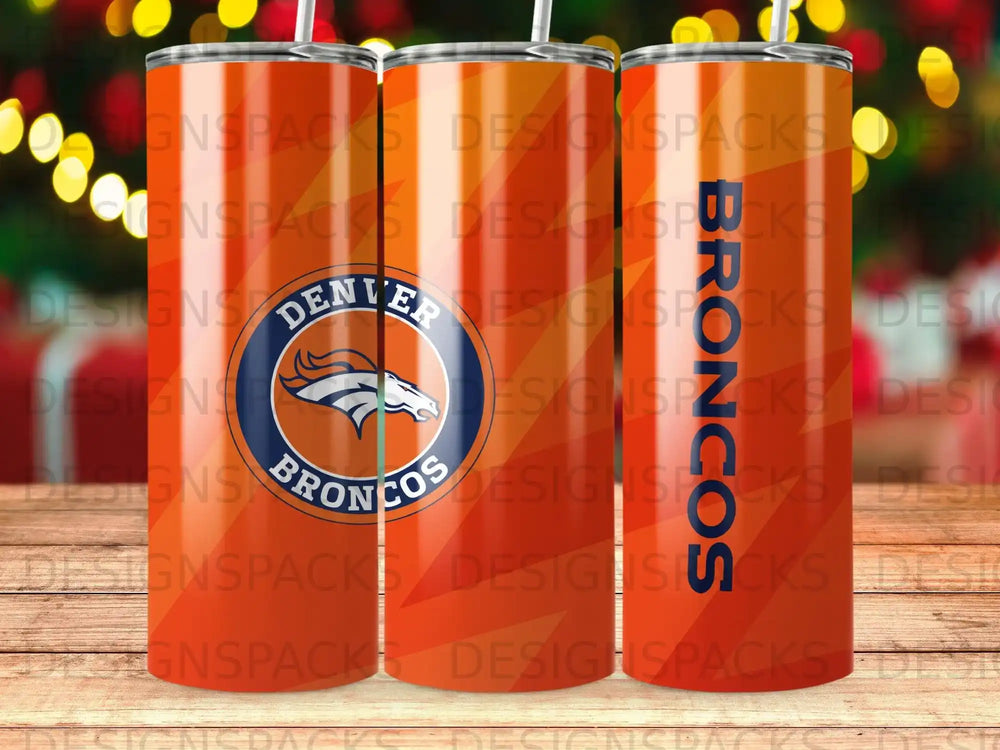 Denver Broncos Football Team Design Tumbler product type