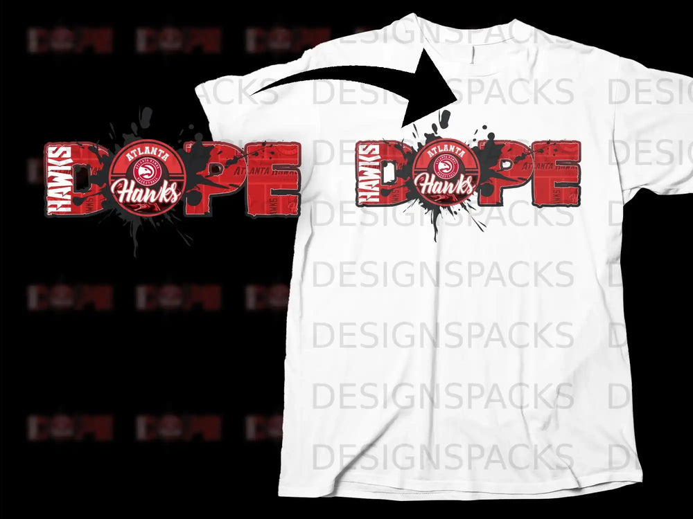 Atlanta Hawks Dope T-Shirt Perfect Fan Apparel