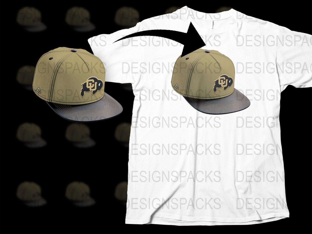 University of Colorado Buffaloes Cap and T-Shirt Set, Sports Fan Gear, College Apparel