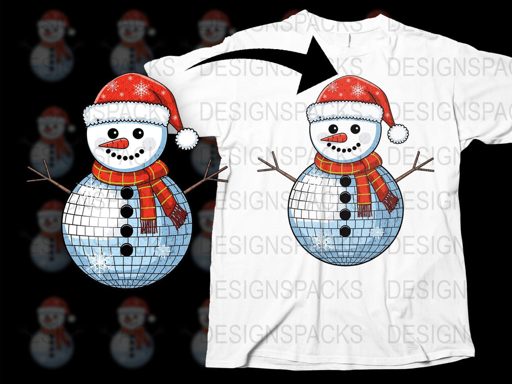 Snowman Christmas T-Shirt, Festive Holiday Graphic Tee, Winter Apparel, Unisex Snowman Shirt