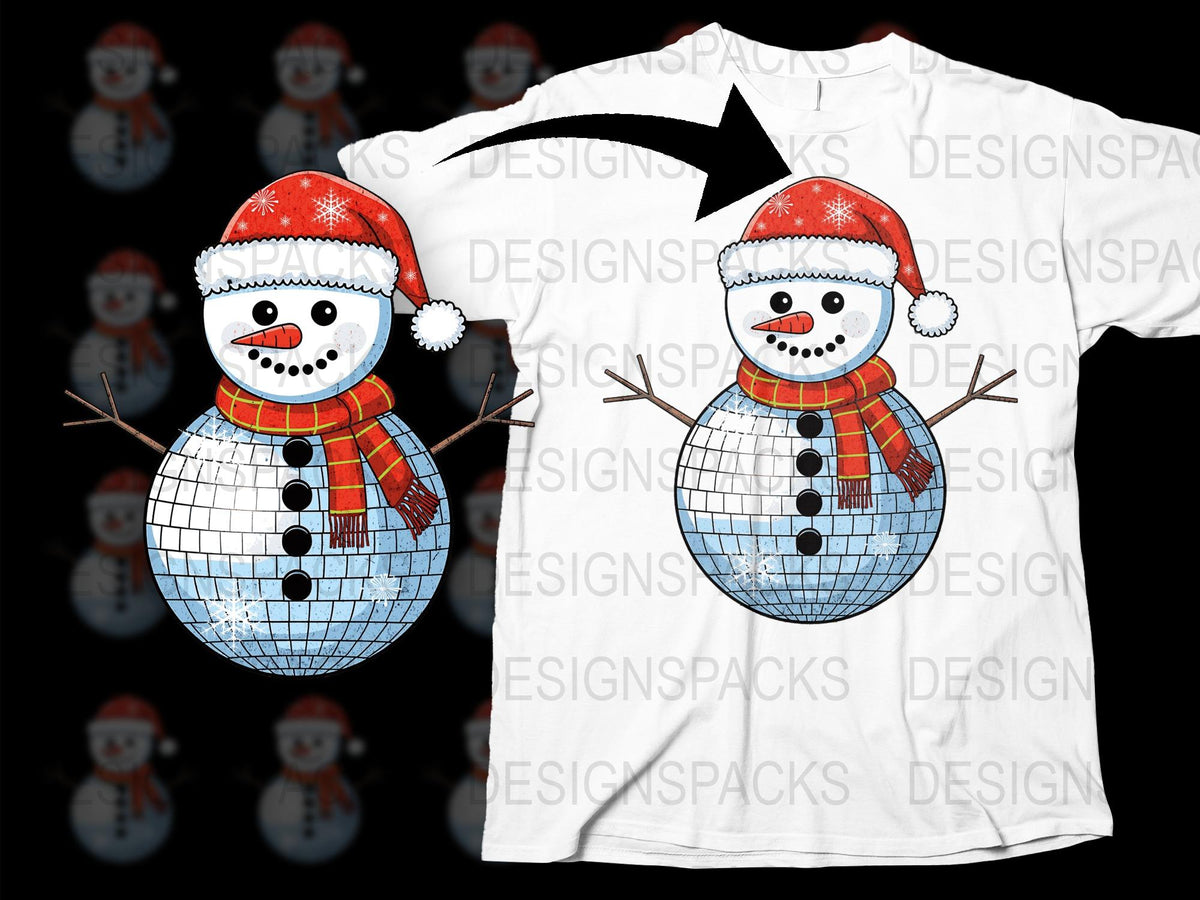 Snowman Christmas T-Shirt, Festive Holiday Graphic Tee, Winter Apparel, Unisex Snowman Shirt