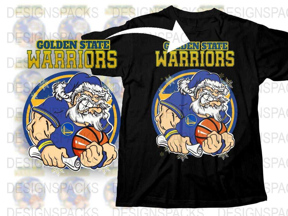 Golden State Warriors Cartoon Bulldog T-Shirt, Men's Graphic Tee, Sports Fan Apparel, Basketball Shirt