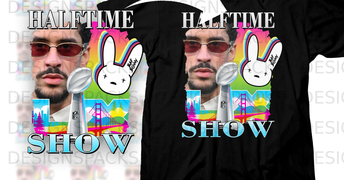 Halftime Show Featuring Bad Bunny and the NFL Trophy LX 2026 Png ...