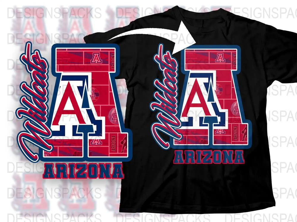 University of Arizona Wildcats T-Shirt, Vintage Logo Tee, College Sports Apparel, Fan Gear