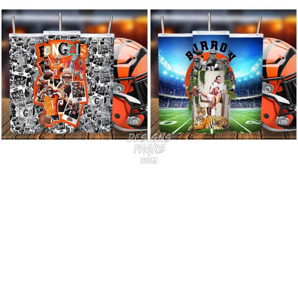 6 Bengals Superbowl Tumbler Wrap Bundle Jpg