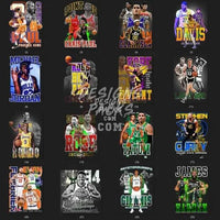 Load image into Gallery viewer, 60 Basketball Designs Bundle PNG designspacks
