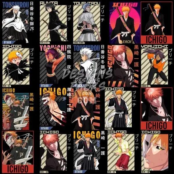 60 Bleach V2 Anime Designs Bundle PNG designspacks