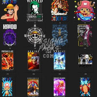 Load image into Gallery viewer, 60 One piece Designs Bundle PNG designspacks
